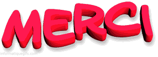 gif animé merci rouge